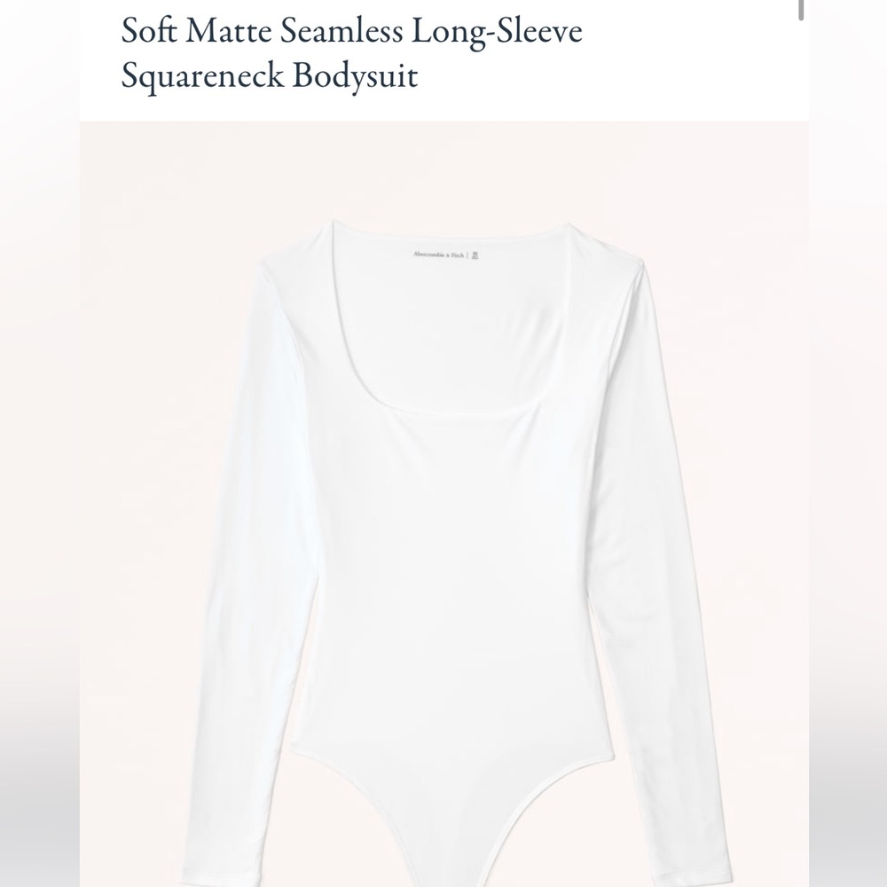 Abercrombie & Fitch Soft Square Neck Bodysuit
